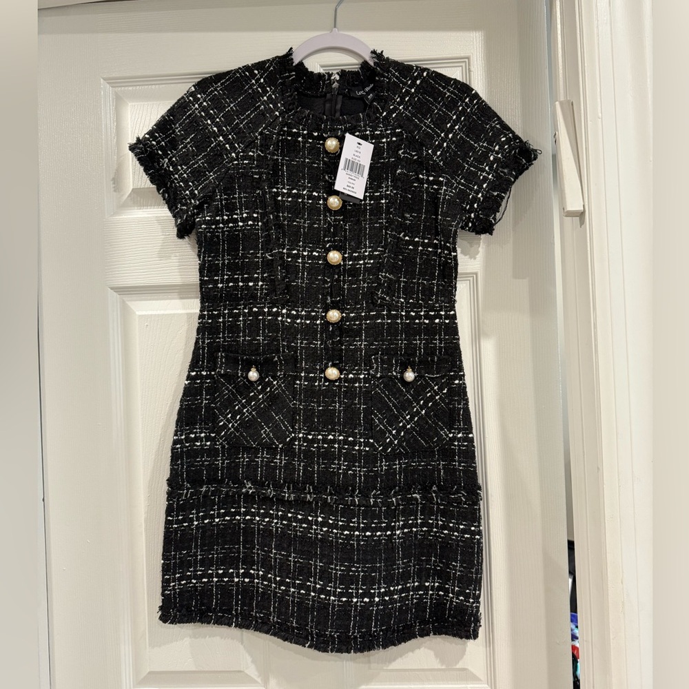 Lea & Viola Tweed Mini Dress - Picture 3 of 4